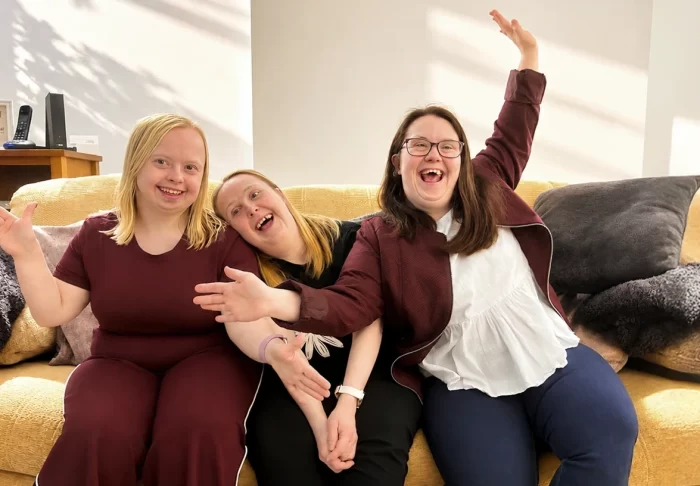 SoLO service users having fun in their Supported Living accommodation